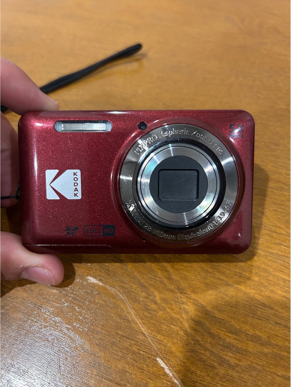 Kodak PIXPRO FZ55 Compact Digital Camera - Red